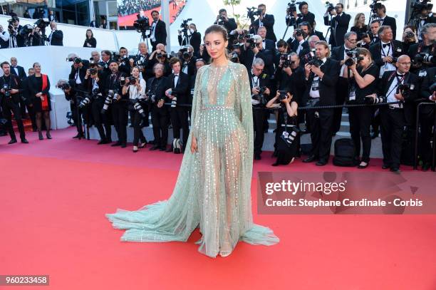 Lara Leito attends the Closing Ceremony and the screening of "The Man Who Killed Don Quixote" during the 71st annual Cannes Film Festival at Palais...