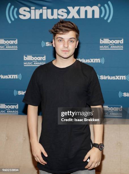 Martin Garrix attends The Morning Mash Up on SiriusXM Hits 1 backstage broadcast leading up to the Billboard Music Awards on May 19, 2018 in Las...