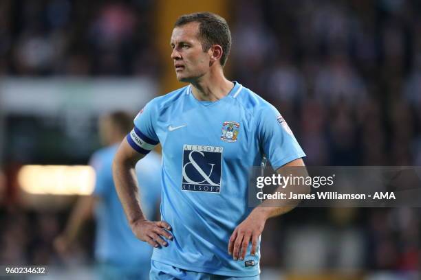 Michael Doyle of Coventry City during the Sky Bet League Two Play Off Semi Final:Second Leg between Notts County and Coventry City at Meadow Lane on...