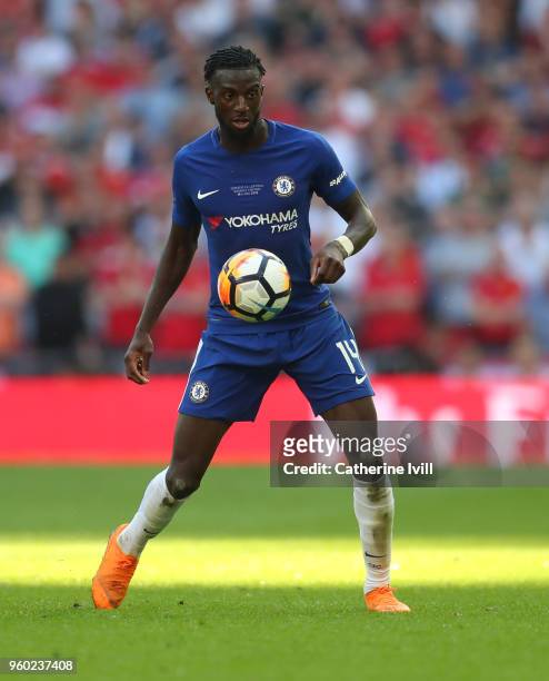 Tiemoue Bakayoko of Chelsea during The Emirates FA Cup Final between Chelsea and Manchester United at Wembley Stadium on May 19, 2018 in London,...