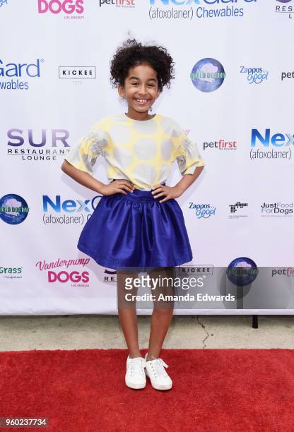 Actress Jordyn Curet attends the Lisa Vanderpump and The Vanderpump Dog Foundation's 3rd Annual World Dog Day at West Hollywood Park on May 19, 2018...