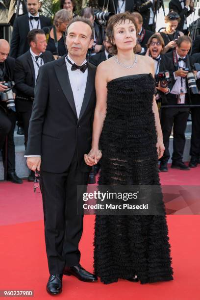 Actor Roberto Benigni and wife Nicoletta Braschi attend Closing Ceremony & screening of "The Man Who Killed Don Quixote" during the 71st annual...