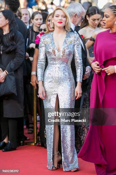 Actress Lea Seydoux attends the Closing Ceremony & screening of "The Man Who Killed Don Quixote" during the 71st annual Cannes Film Festival at...