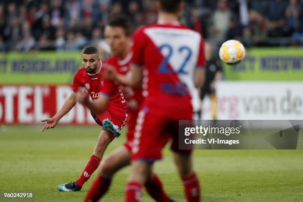 Zakaria Labyad of FC Utrecht during the Dutch Eredivisie play-offs final match between FC Utrecht and Vitesse Arnhem at the Galgenwaard Stadium on...