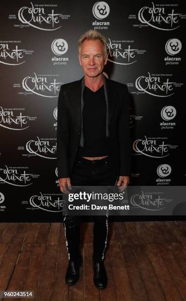 Sting attends the Alacran Pictures party, celebrating the premiere of The Man Who Killed Don Quixote following the 71st annual Cannes Film Festival...