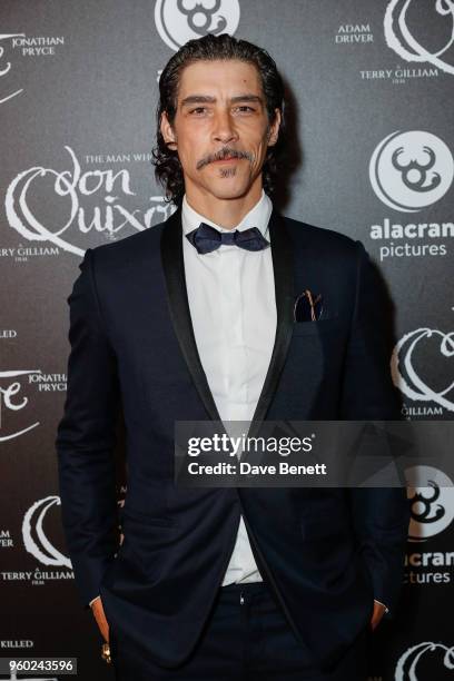 Oscar Jaenada attends the Alacran Pictures party, celebrating the premiere of The Man Who Killed Don Quixote following the 71st annual Cannes Film...