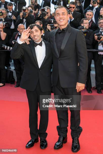Actor Marcello Fonte and Director Matteo Garrone attend the Closing Ceremony & screening of "The Man Who Killed Don Quixote" during the 71st annual...