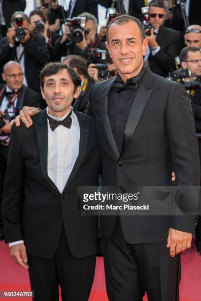 Actor Marcello Fonte and Director Matteo Garrone attend the Closing Ceremony & screening of "The Man Who Killed Don Quixote" during the 71st annual...