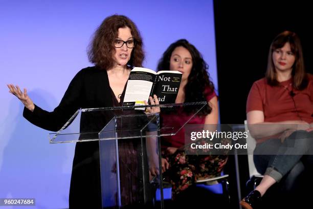 Actor Ally Sheedy speaks onstage during Vulture Festival Presented By AT&T: at Milk Studios on May 19, 2018 in New York City.