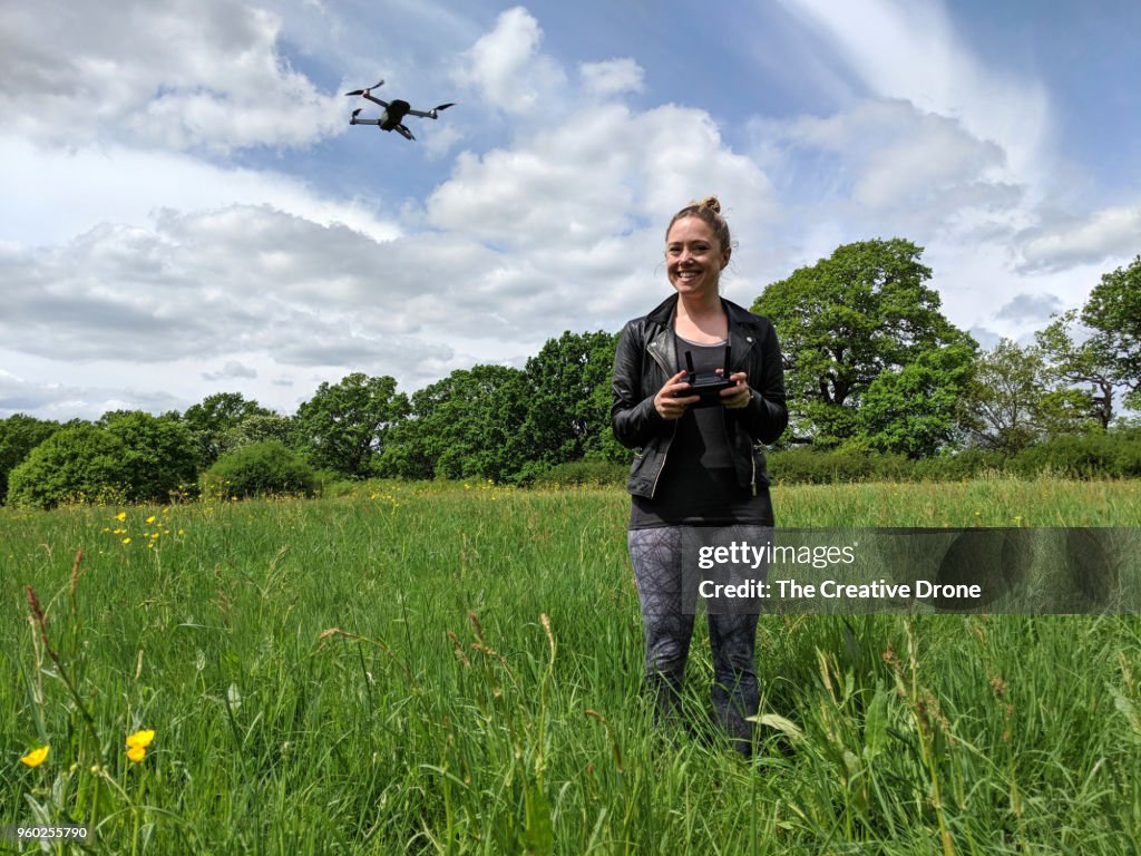 Female Drone Pilot