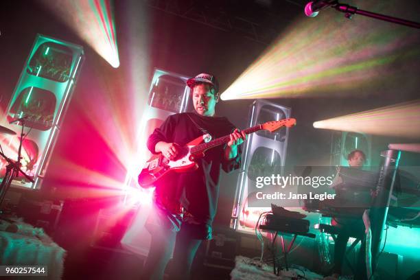 Ruban Nielson of Unknown Mortal Orchestra performs live on stage during a concert at the Kesselhaus on May 19, 2018 in Berlin, Germany.