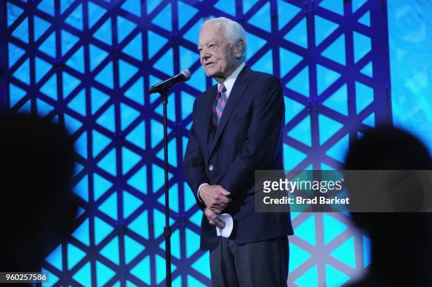 Bob Schieffer presents an award on stage during The 77th Annual Peabody Awards Ceremony at Cipriani Wall Street on May 19, 2018 in New York City.