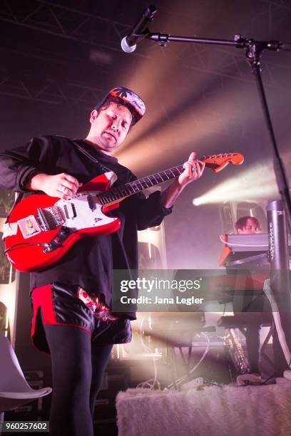 Ruban Nielson of Unknown Mortal Orchestra performs live on stage during a concert at the Kesselhaus on May 19, 2018 in Berlin, Germany.