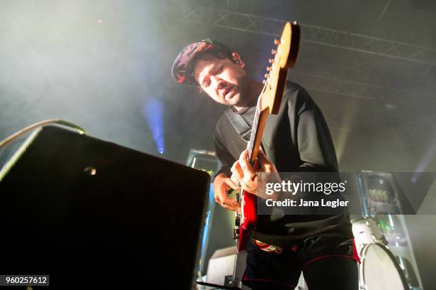 Ruban Nielson of Unknown Mortal Orchestra performs live on stage during a concert at the Kesselhaus on May 19, 2018 in Berlin, Germany.