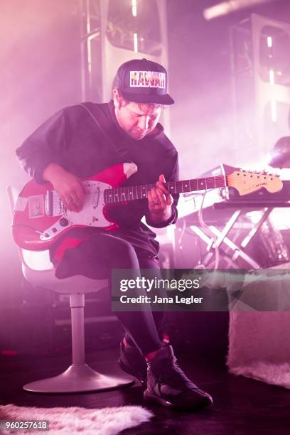 Ruban Nielson of Unknown Mortal Orchestra performs live on stage during a concert at the Kesselhaus on May 19, 2018 in Berlin, Germany.
