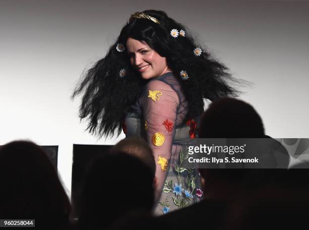 Annie Donley speaks onstage at Vulture Festival presented by AT&T: Las Culturistas Live! at Milk Studios on May 19, 2018 in New York City.