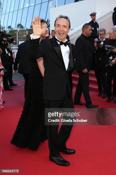 Roberto Benigni and Nicoletta Braschi attend the Closing Ceremony & screening of "The Man Who Killed Don Quixote" during the 71st annual Cannes Film...