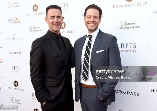 Colin Hanks and Ike Barinholtz attend Uplift Family Services at Hollygrove's 7th Annual Norma Jean Gala Presented By Houlihan Lokey on May 19, 2018...