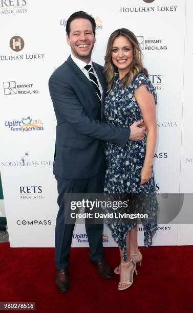 Actor Ike Barinholtz and wife/producer Erica Hanson attend Uplift Family Services at Hollygrove's 7th Annual Norma Jean Gala at Hollygrove Campus on...