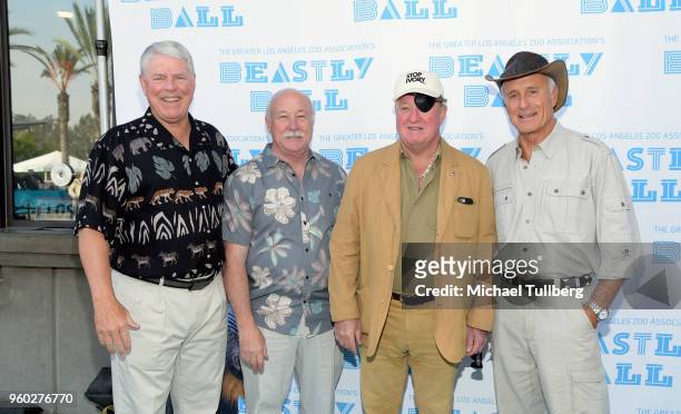 Chair Richard Corgel, Los Angeles Zoo Director John Lewis, Stop Ivory's David Stulb and Director Emeritus of the Columbus Zoo Jack Hanna attend the...
