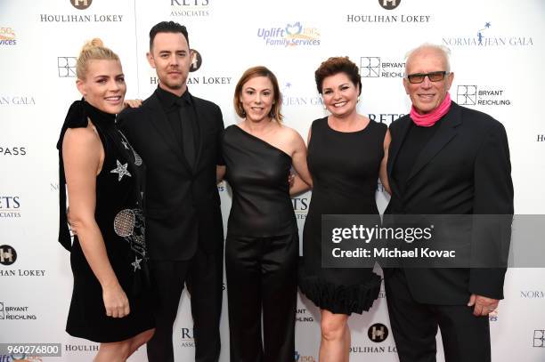 Busy Philipps, Colin Hanks, Samantha Bryant, Shari Stowe, and Peter Weller attend Uplift Family Services at Hollygrove's 7th Annual Norma Jean Gala...