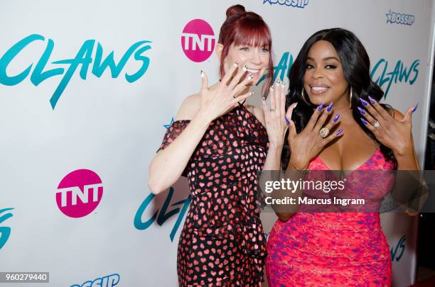 Carrie Preston and Niecy Nash attend 'Claws' Season 2 Atlanta premiere at Regal Atlantic Station on May 19, 2018 in Atlanta, Georgia.