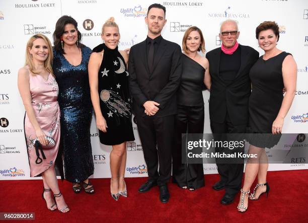 Sally Pressman, Dawn McCoy, Busy Philipps, Colin Hanks, Samantha Bryant, Peter Weller, and Shari Stowe attend Uplift Family Services at Hollygrove's...