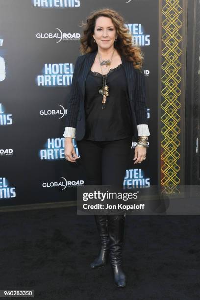 Joely Fisher attends Global Road Entertainment's "Hotel Artemis" Premiere at Regency Village Theatre on May 19, 2018 in Westwood, California.