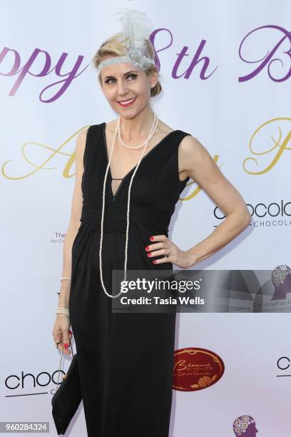 Kathy Kolla attends actress Ainsley Ross birthday party benefiting The Jonathan Foundation Upstairs At Vitellos on May 19, 2018 in Studio City,...