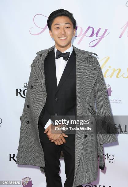 Brian Park attends actress Ainsley Ross birthday party benefiting The Jonathan Foundation Upstairs At Vitellos on May 19, 2018 in Studio City,...