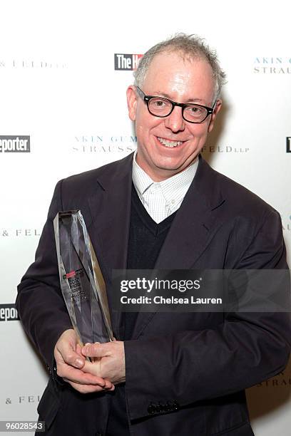 Focus Features CEO/Indie Icon Award Winner attends The Hollywood Reporter Indie Icon Reception Honoring James Schamus at Cafe Terigo on January 22,...