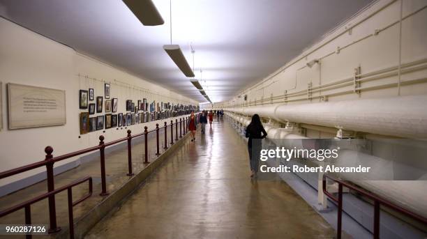 Pedestrian tunnels under Capitol Hill allow member of congress and their staffs to move between their offices and the U.S. Capitol in Washington, D.C.