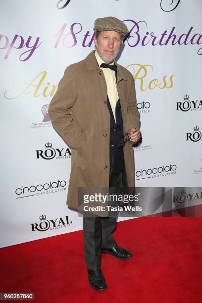 Robert Peters attends actress Ainsley Ross birthday party benefiting The Jonathan Foundation Upstairs At Vitellos on May 19, 2018 in Studio City,...
