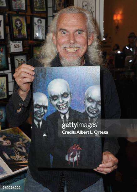 Actor Camden Toy signs autographs at WhedonCon 2018 held at Warner Center Marriott on May 19, 2018 in Woodland Hills, California.