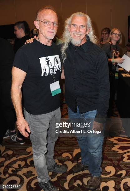 Actors Tim de Zarn and Camden Toy attend WhedonCon 2018 held at Warner Center Marriott on May 19, 2018 in Woodland Hills, California.