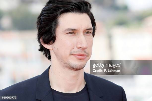 Adam Driver at the 'The Man Who Killed Don Quixote' photocall during the 71st Cannes Film Festival at the Palais des Festivals on May 19, 2018 in...