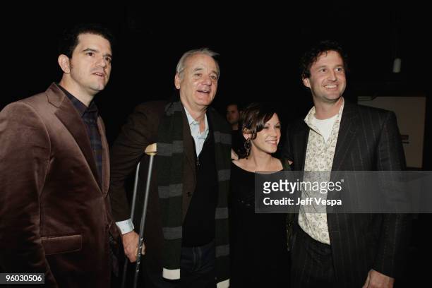 Director Aaron Schneider, Actor Bill Murray, Actress Lori Beth Edgeman and Producer Trevor groth attend the "Get Low" Premiere at Rose Wagner...