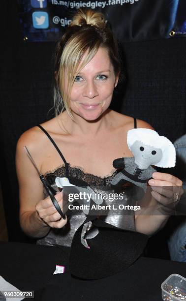 Actress Gigi Edgley attends WhedonCon 2018 held at Warner Center Marriott on May 19, 2018 in Woodland Hills, California.