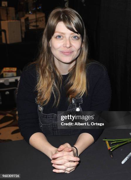 Actress Amber Benson attends WhedonCon 2018 held at Warner Center Marriott on May 19, 2018 in Woodland Hills, California.