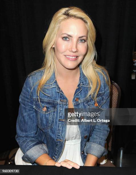 Actress Mercedes McNab attends WhedonCon 2018 held at Warner Center Marriott on May 19, 2018 in Woodland Hills, California.