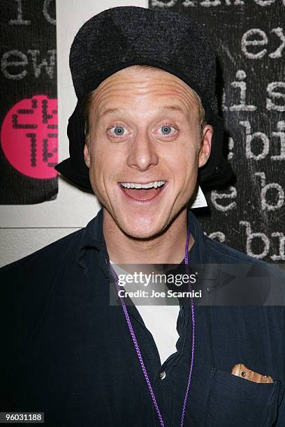 Actor Alan Tudyk attends the "Tucker & Dale vs.Evil" premiere at Library Center Theater during the 2010 Sundance Film Festival on January 22, 2010 in...