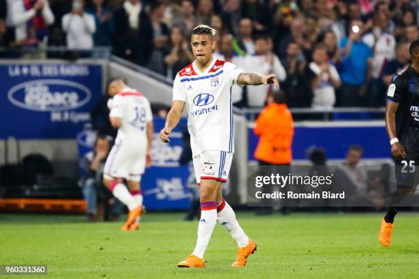 Mariano Diaz of Lyon during the Ligue 1 match between Olympique Lyonnais and OGC Nice at Parc Olympique on May 19, 2018 in Lyon, .