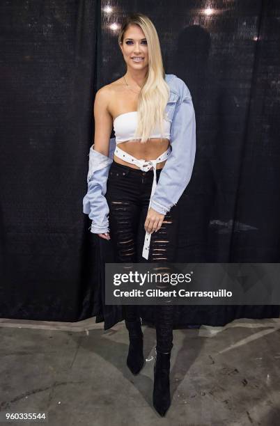 Model, reality tv personality, and professional wrestler, Kelly Kelly attends the 2018 Wizard World Comic Con at Pennsylvania Convention Center on...