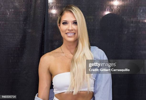 Model, reality tv personality, and professional wrestler, Kelly Kelly attends the 2018 Wizard World Comic Con at Pennsylvania Convention Center on...