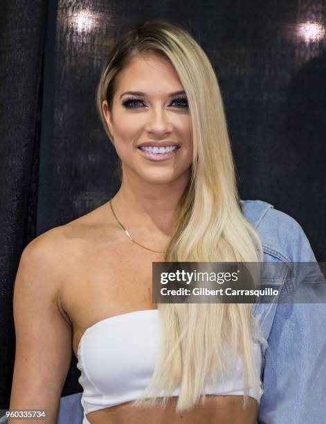 Model, reality tv personality, and professional wrestler, Kelly Kelly attends the 2018 Wizard World Comic Con at Pennsylvania Convention Center on...