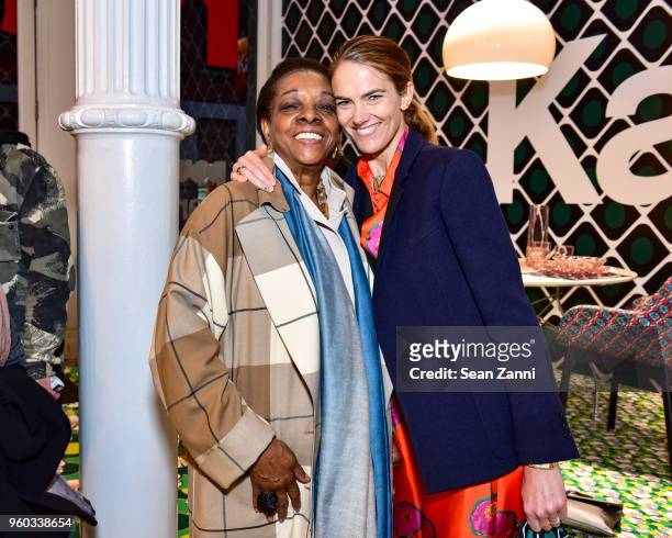 Marva Griffin and JJ Martin attend La DoubleJ x Kartell at Kartell Flagship Store New York on May 19, 2018 in New York City.