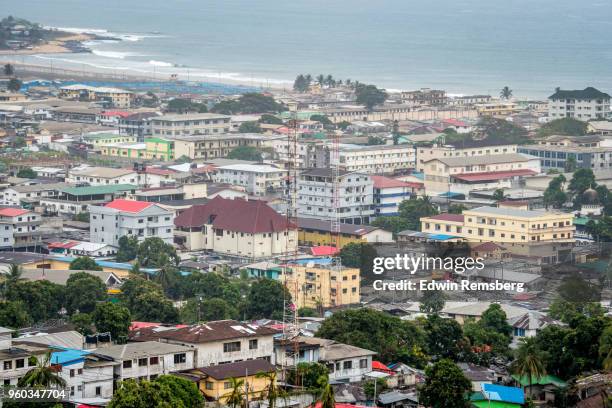 above monrovia - monrovia liberia bildbanksfoton och bilder