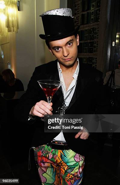 Julian Stoeckel arrives at the Michalsky Style Night during the Mercedes-Benz Fashion Week Berlin Autumn/Winter 2010 at the Friedrichstadtpalast on...