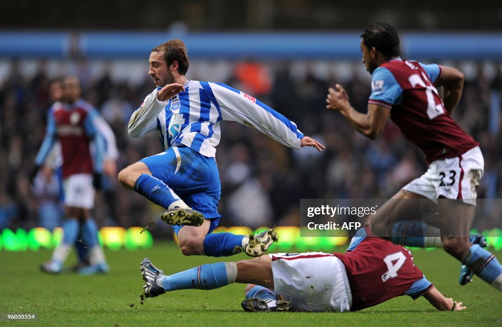 Brighton & Hove Albion's English striker
