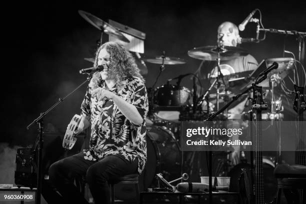 Musician "Weird Al" Yankovic performs onstage at the Fox Theater during his "Ridiculously Self-Indulgent, Ill-Advised Vanity Tour" on May 19, 2018 in...